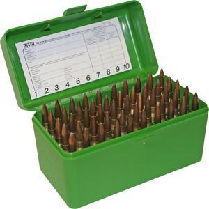 MTM Case-Gard Green Rifle Ammo Box .375 Rem UM / .375 Wby Mag 50-Round