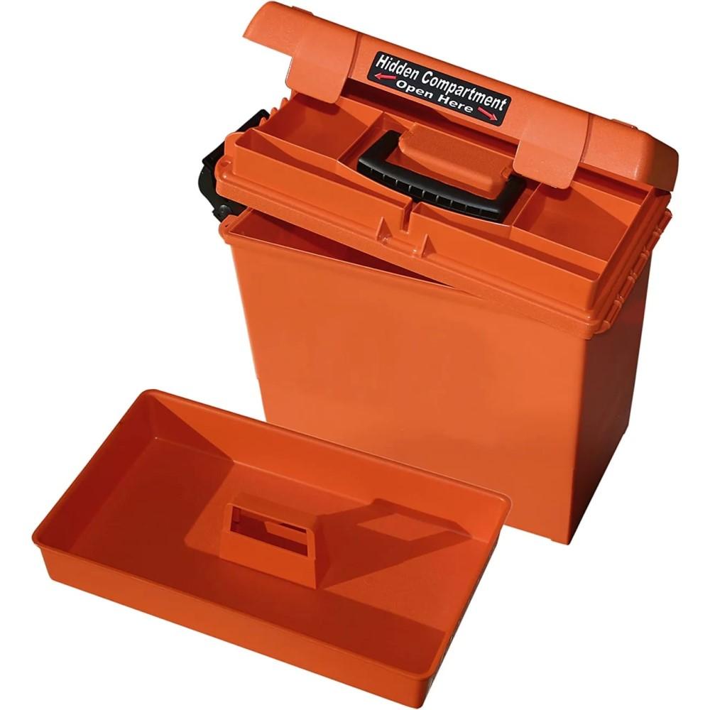 MTM Sportsmen's Plus Utility Dry Box Orange with O-Ring Seal