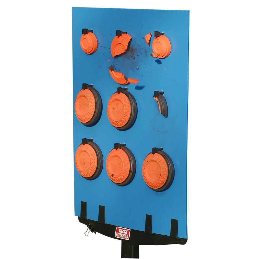 MTM Bird Board 18 Clay Target Clips Plastic Backer Blue