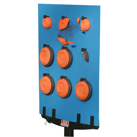 MTM Bird Board 18 Clay Target Clips Plastic Backer Blue