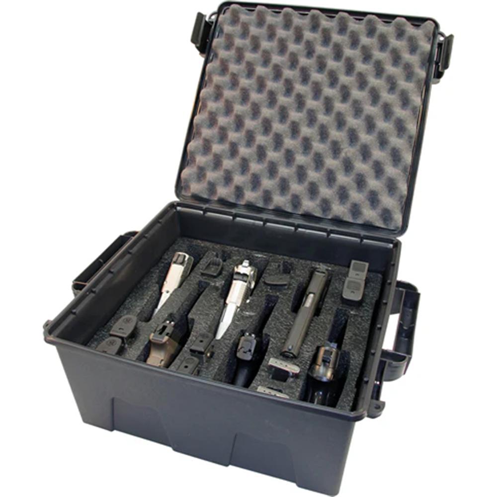 MTM Tactical Pistol Handgun Case 6-Gun Capacity Dark Earth