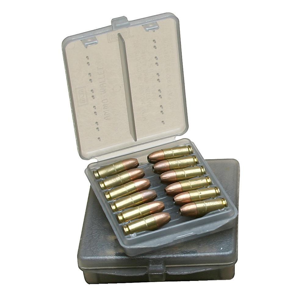 MTM Case-Gard Ammo Wallet 12 Rounds .44 Mag/.44 Special Clear Smoke