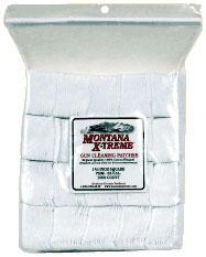 Montana X-Treme 100% Cotton Flannel 3-Inch Square Cleaning Patches 100 Pack