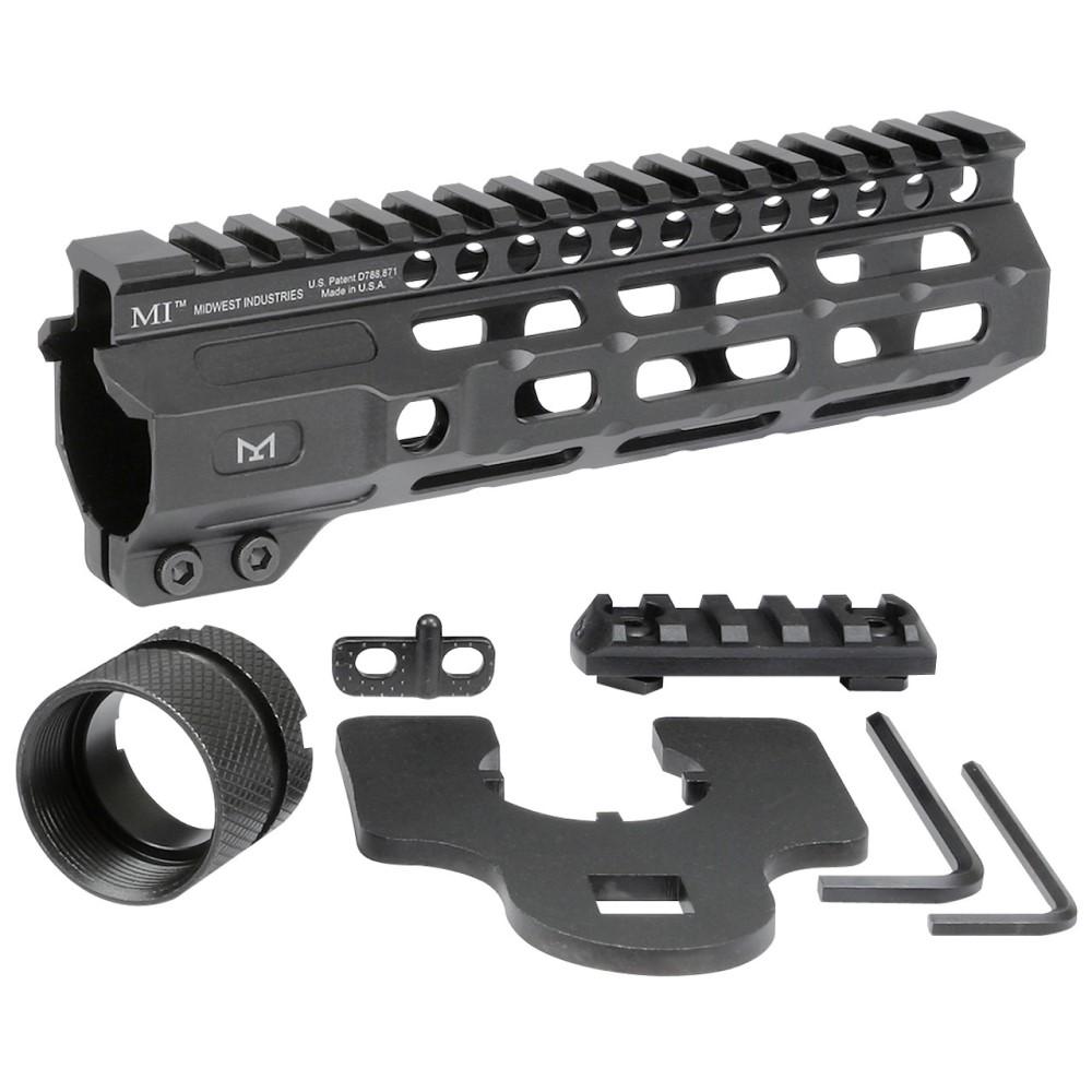 Midwest Industries Combat Rail 7" Free Float Handguard M-LOK Black