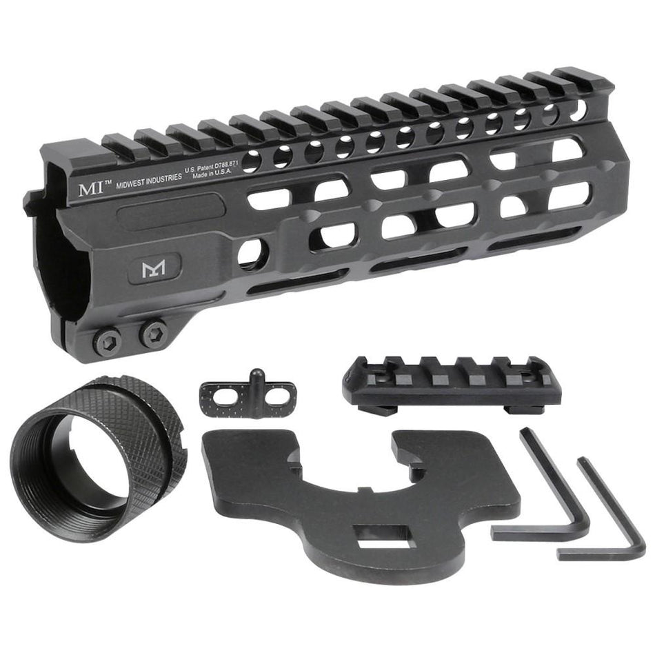 Midwest Industries Combat Rail 7" Free Float Handguard M-LOK Black