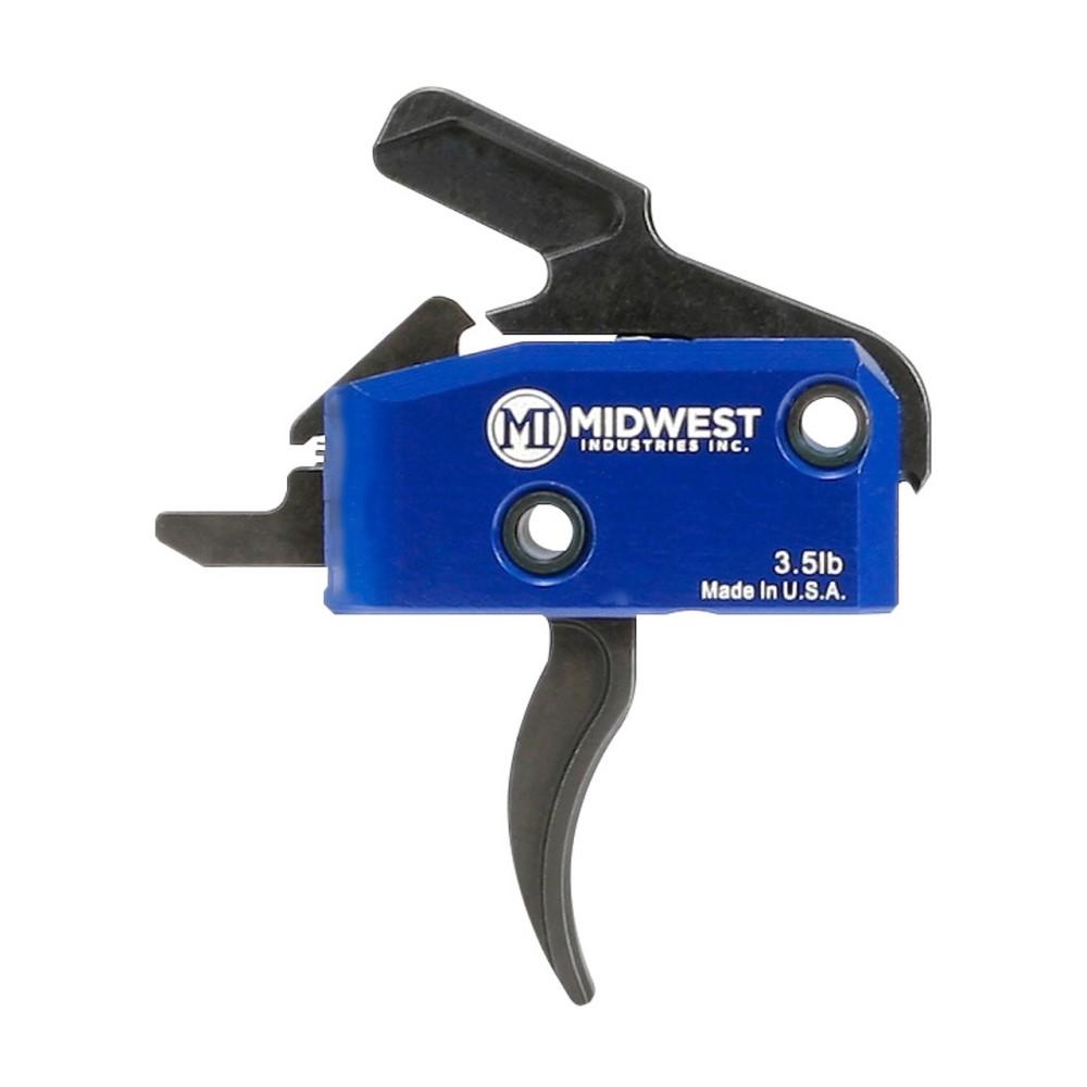 Midwest Industries AR-15 Curved Drop-In Trigger Assembly 3.5 lb Black