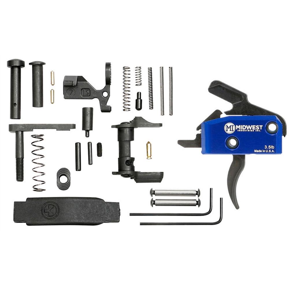 Midwest Industries AR Drop In Trigger Kit with Ambi Safety Selector Black