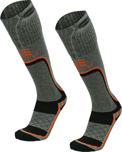 Mobile Warming Men's Gray Merino Premium 2.0 Heated Socks Extra Large