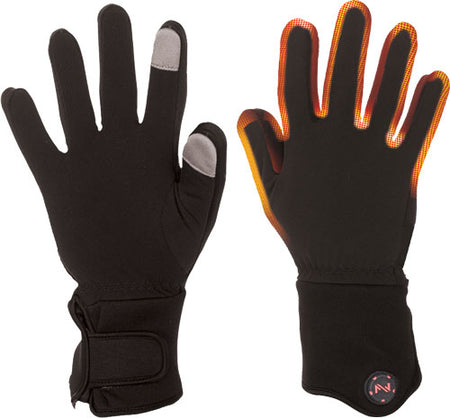 Mobile Warming Unisex Black Heated Glove Liner Large