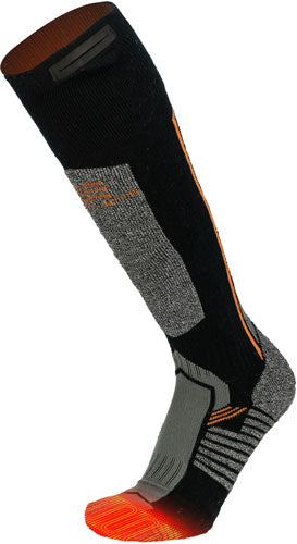 Mobile Warming Men's Gray Pro Merino Heated Socks Extra Large