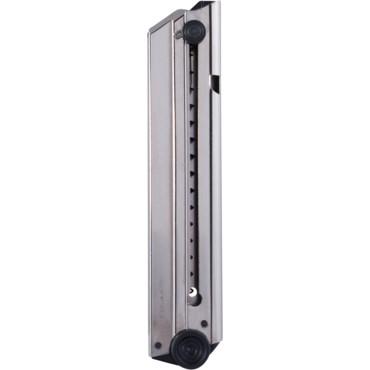 Mec-Gar Luger P08 9mm Nickel HT Standard Handgun Magazine 8 Rounds