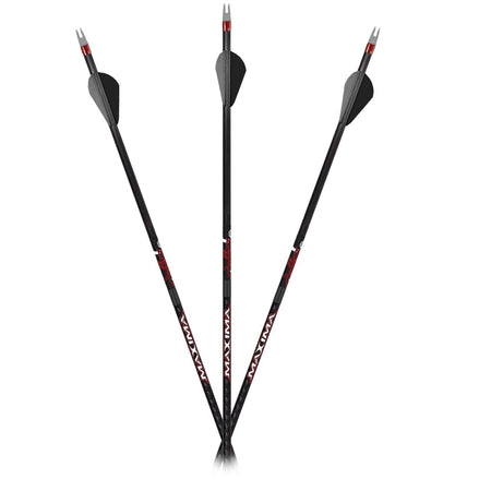 Carbon Express Maxima Sable RZ 400 TriSpine Hunting Arrows - 6 Pack