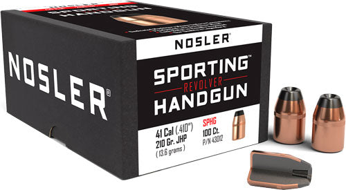 Nosler .410" 210 Grain JHP Sporting Handgun Bullets 100-Count