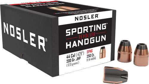 Nosler .429" 200 Grain JHP Sporting Handgun Bullets 250-Count