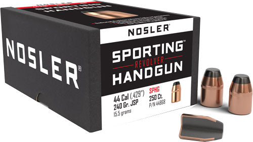 Nosler .429" 240 Grain JSP Sporting Handgun Bullets 250-Count
