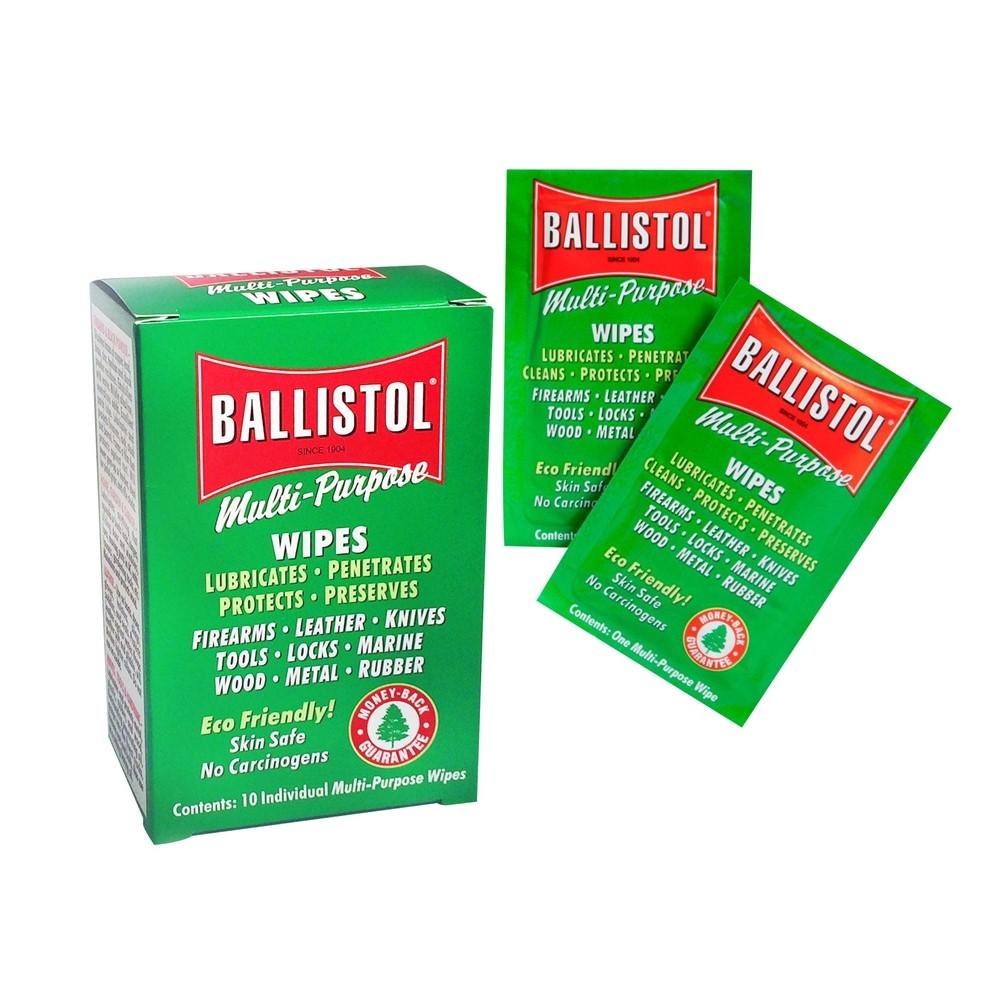 Ballistol Multi-Purpose Oil Cleaning Wipes 10-Pack