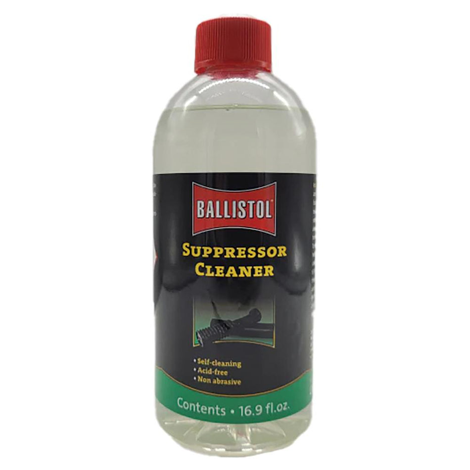 Ballistol Suppressor Cleaner Solution 16.9 oz Non-Aerosol Bottle