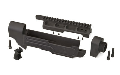 Nordic Components AR22 3-Piece Stock Kit, Converts Ruger 10/22 to AR-Style Config, Picatinny Rail, Black