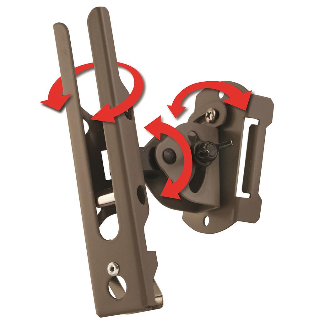 Cuddeback Genius Pan-Tilt-Lock Mount All Metal Construction with Universal Adapter