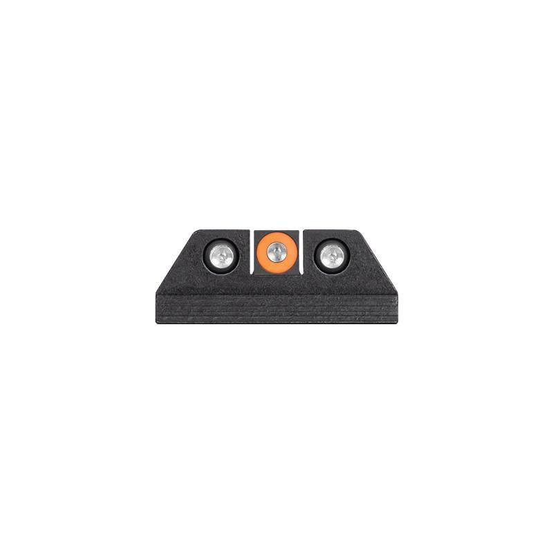 Night Fision Perfect Dot Tritium Sight Set for FN 509 Orange Front Square Notch Black Nitride