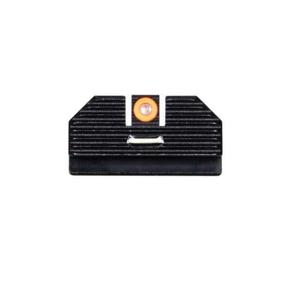 Night Fision Costa Ludus Tritium Sight Set Orange Front Green Rear Glock 43X MOS