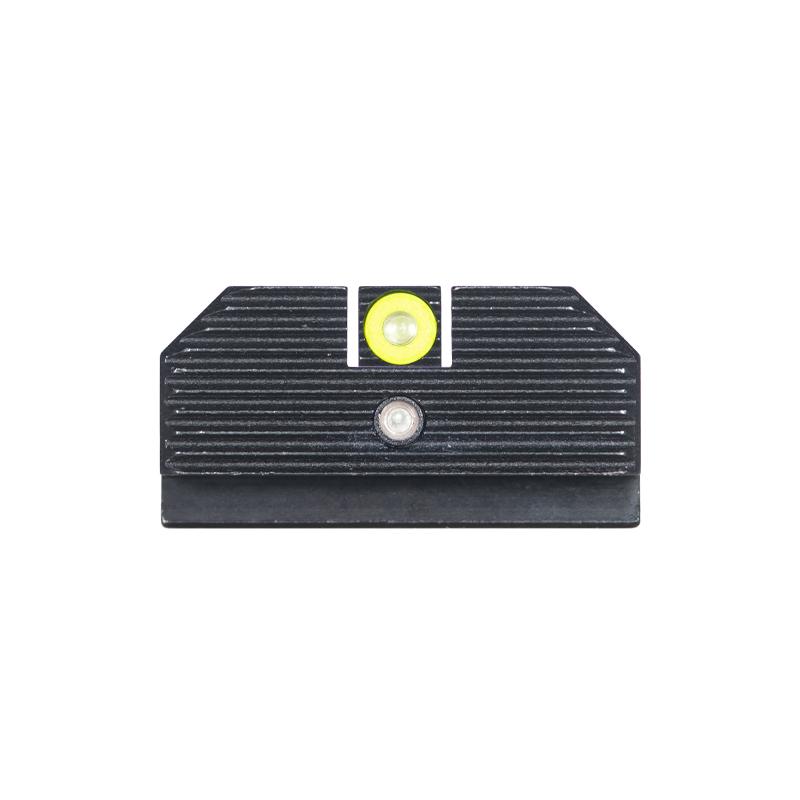 Night Fision SOTG Accur8 Night Sight Set Yellow Front Black Rear Glock 42/43/43X