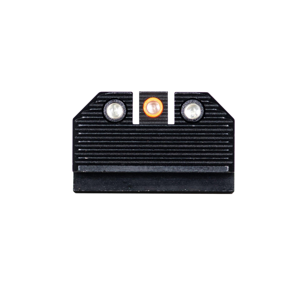 Night Fision Orange Front Black Rear Optics Ready Stealth Night Sights for Glock 43X MOS