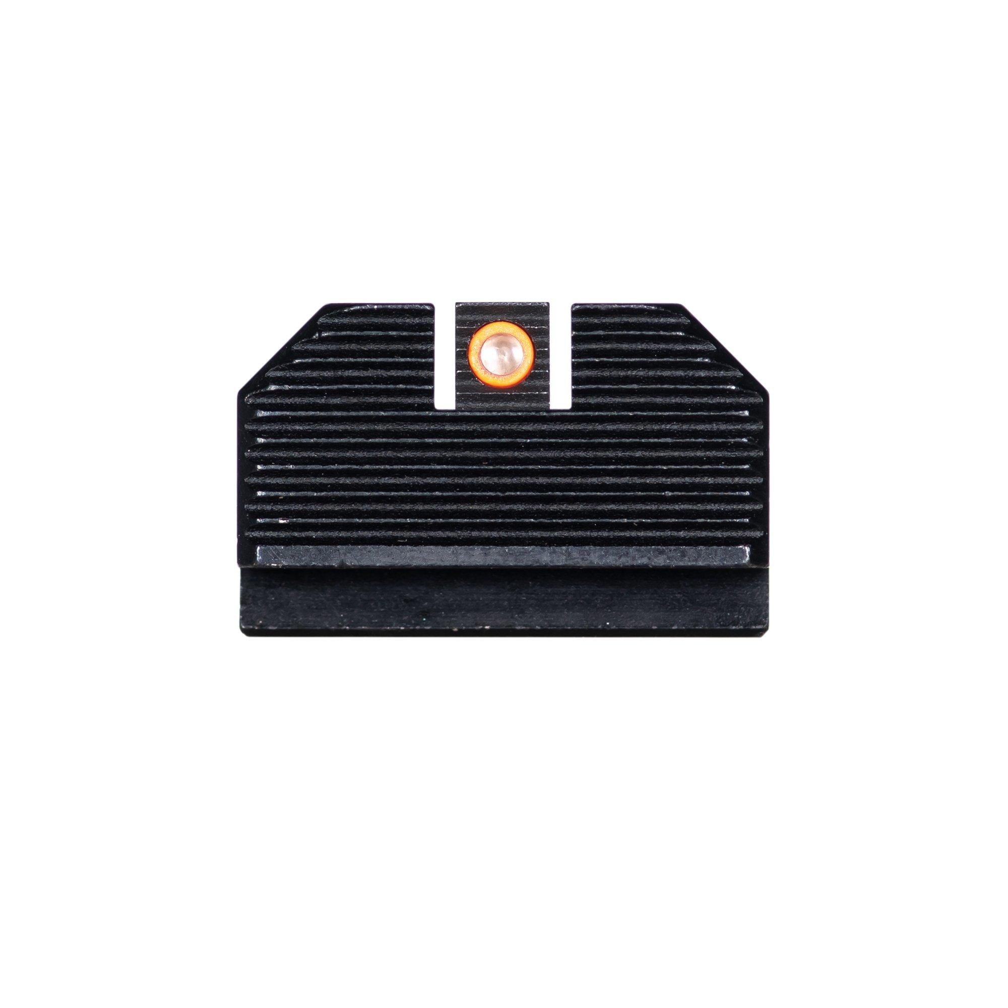 Night Fision Orange Front Blank Rear Optics Ready Stealth Night Sights for Glock 43X MOS