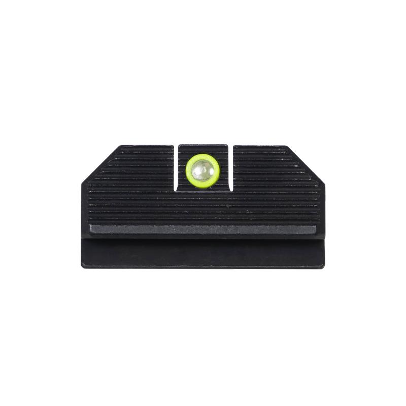 Night Fision Ruger Max 9 Optics Ready Stealth Night Sight Set Yellow Front Blank Rear