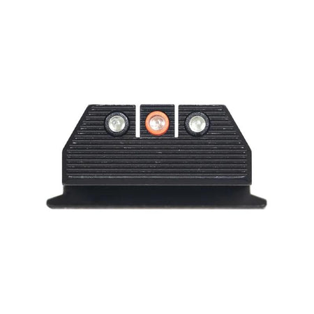 S&W M&P 9 Shield Plus Night Fision Optics Ready Stealth Tritium Night Sight Set - Orange Front