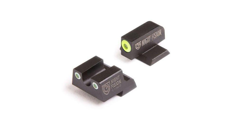 Night Sight Set with Yellow Front & Black Square Rear - Springfield XD
