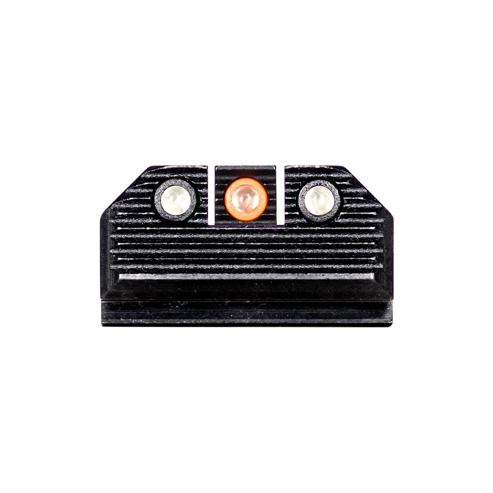 Night Fision Springfield Hellcat Stealth Night Sight Set – Orange Front, Black Rear