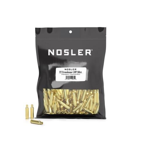 Nosler 22 Creedmoor Unprimed Bulk Brass 50/Bag