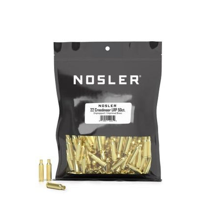 Nosler 22 Creedmoor Unprimed Bulk Brass 50/Bag