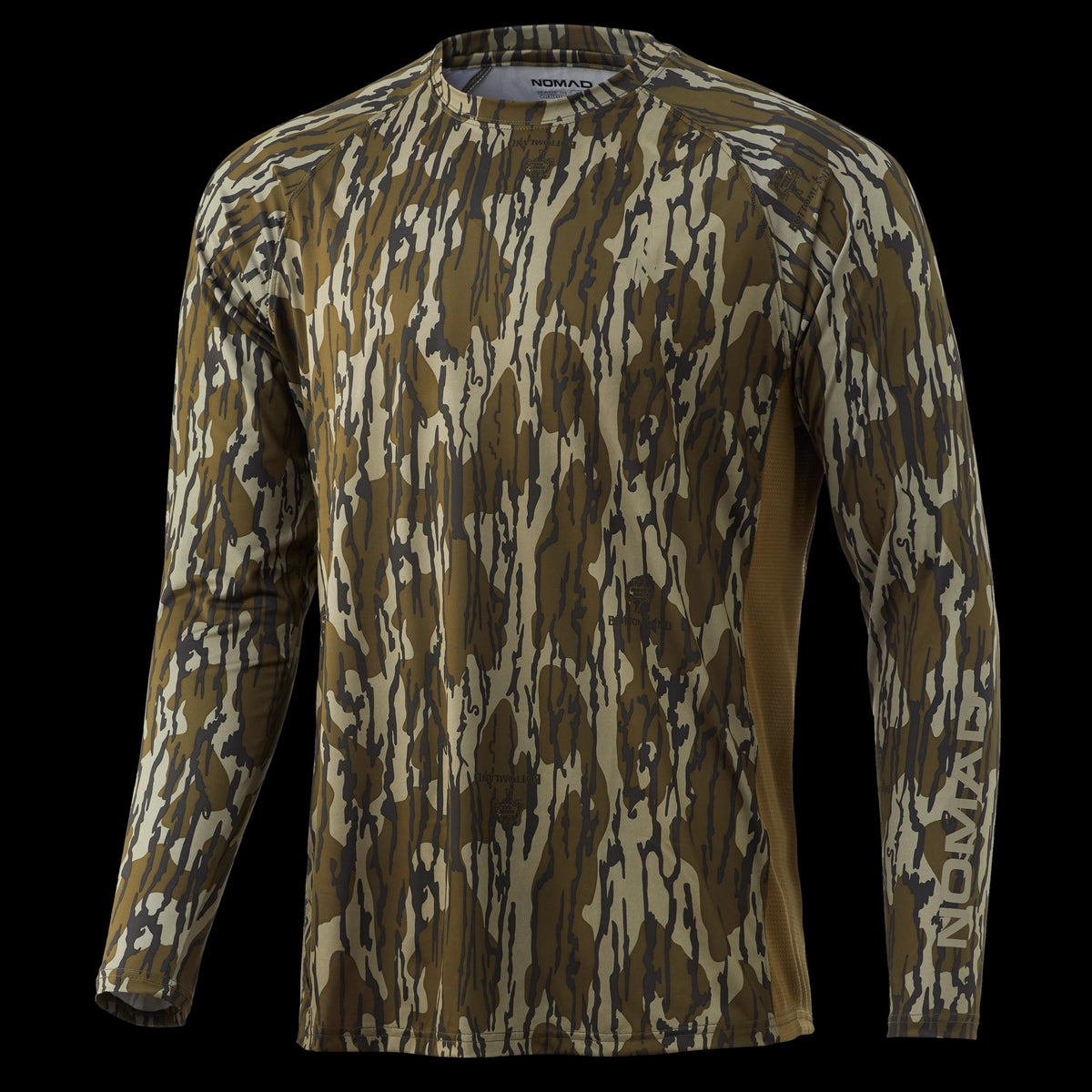 Nomad Pursuit Long Sleeve Hunting Shirt Mossy Oak Bottomland Size 2XL