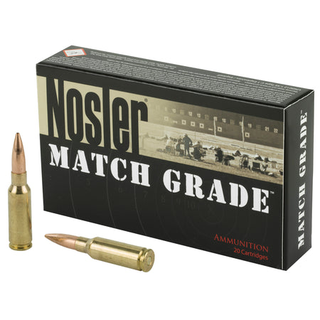 Nosler 6.5mm Grendel Custom Competition Match Grade 123 grain Hollow Point Boat Tail ammunition