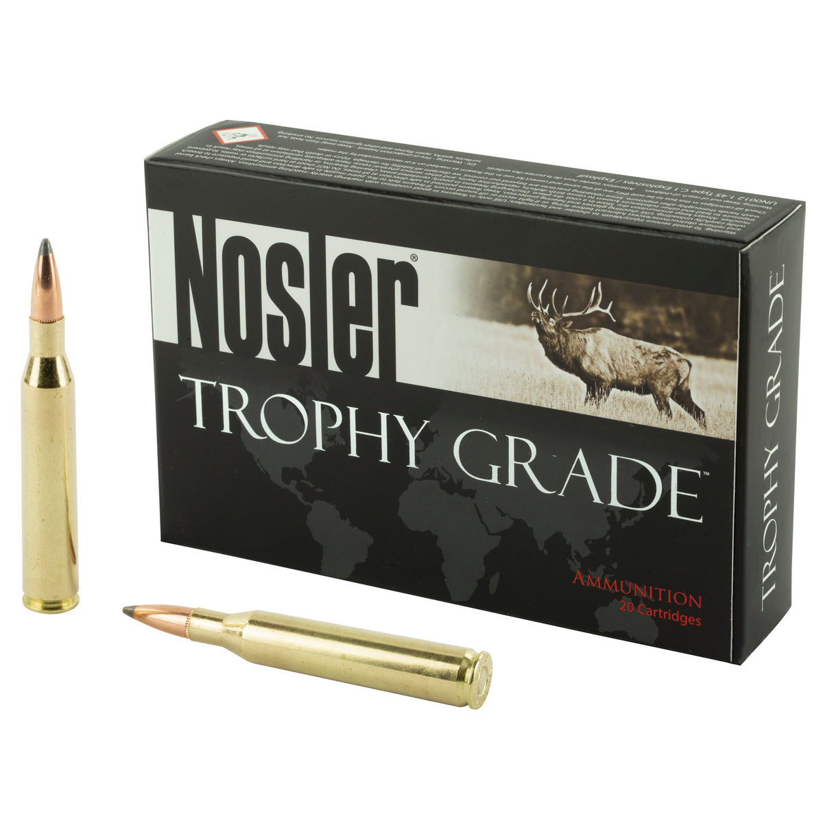 Nosler Trophy Grade Nosler Spitzer Partition 100 Grain .25-06 Remington 3300 fps 054041600057