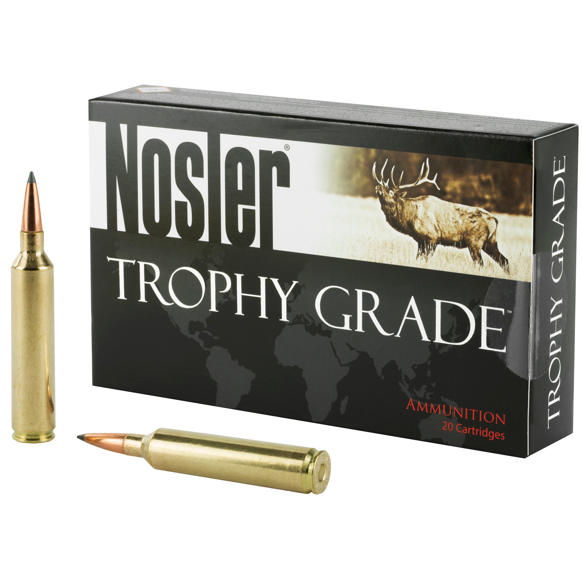 Nosler Trophy Grade Nosler Spitzer AccuBond Long Range 129 Grain .26 Nosler 3400 fps 054041601108