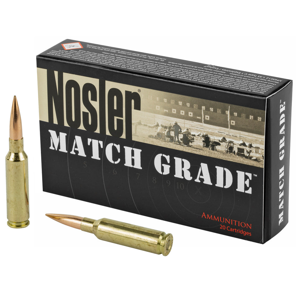Nosler Match Grade RDF Hollow Point Boat Tail 140 Grain 6.5mm Creedmoor 2650 fps 054041601153