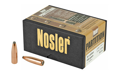 Nosler Partition 30 Caliber .308 180gr Protected Point Projectiles, 50 Pack 25396