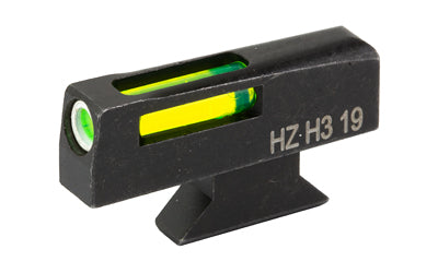 Hi-Viz SWN3001 S&W Revolver Tritium/Fiber Optic Front Sight, LiteWave H3, Green w/White Ring, .250 Sight Height