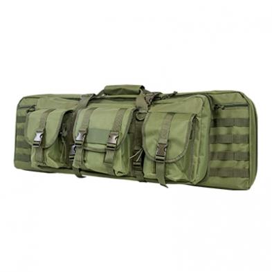 NcSTAR VISM Green 42" Double Carbine Padded Rifle Case with Backpack Straps