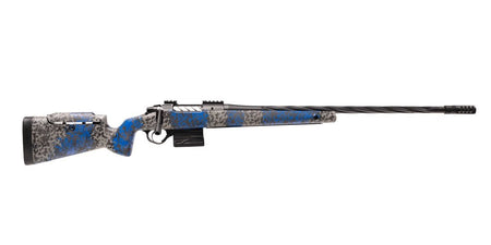 Seekins Precision 0011710325-F Havak PH3 6.5 PRC 24" Black Fluted Threaded Barrel, Black Picatinny Rail Steel Receiver, Adj Cheek Riser Glacier Shadow Synthetic Stock