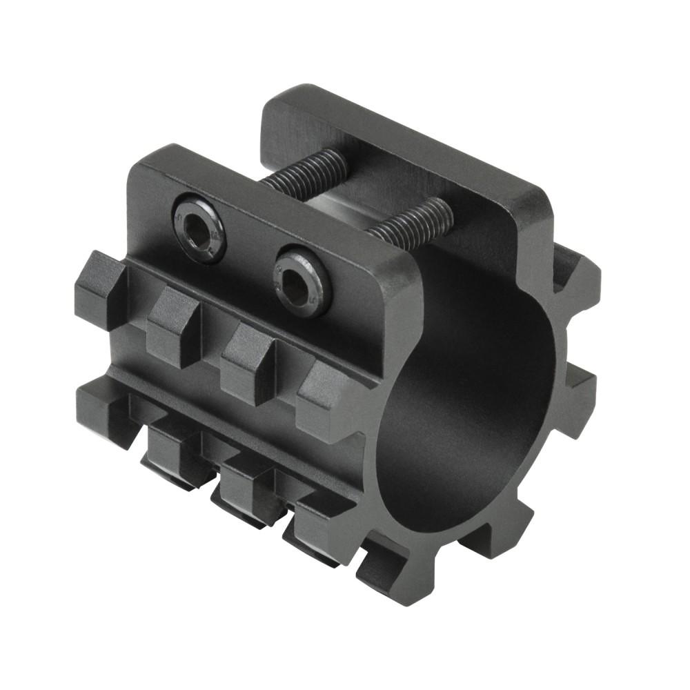 NcStar Tri-Rail Weaver Accessory Mount for 12 Gauge Shotgun 1" Mag Tube