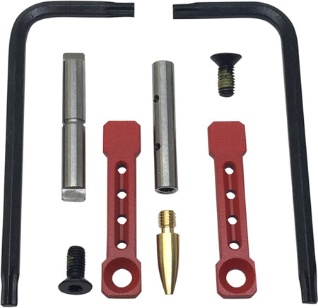 KNS .154 Non-Rotating Gen ST Trigger Hammer Pin Kit AR15/M16 Red