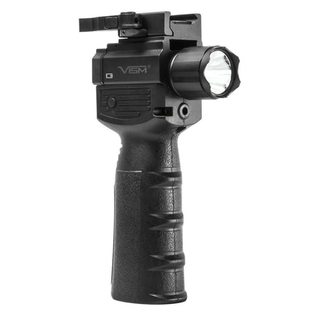 NcSTAR VISM Vertical Grip Weapon Light Strobe FlashLight Green Laser 300 Lumen Black
