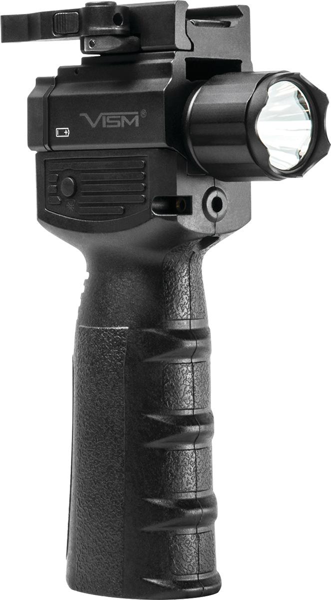 NcSTAR VISM Vertical Grip with Strobe FlashLight and Red Laser Generation 2