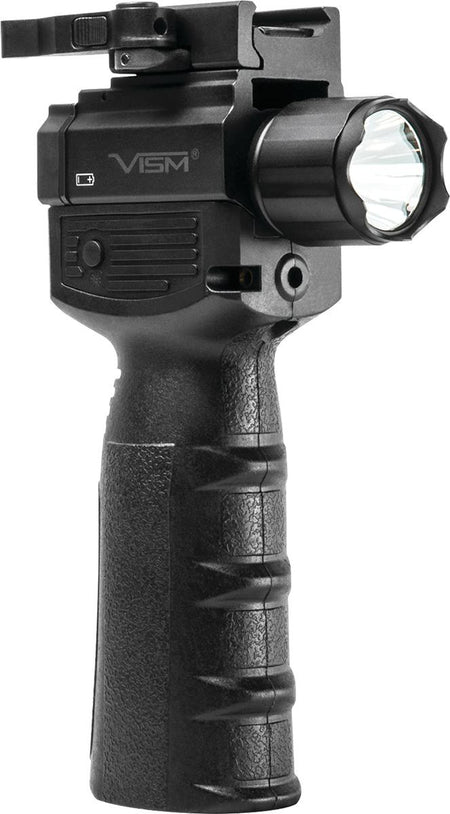 NcSTAR VISM Vertical Grip with Strobe FlashLight and Red Laser Generation 2