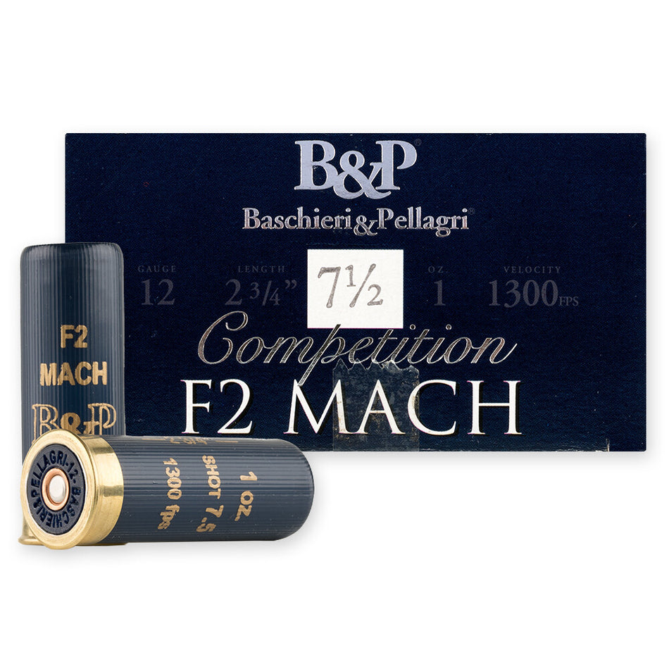 Baschieri & Pellagri (B&P) 12B1F2H7 Competition F2 Mach 12 Gauge 2.75" 1oz 7.5 Shot 1300 fps 878122004363