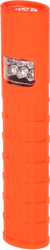 Nightstick Dual-Light Flashlight and Floodlight Combo with Belt Clip Red 2AAA